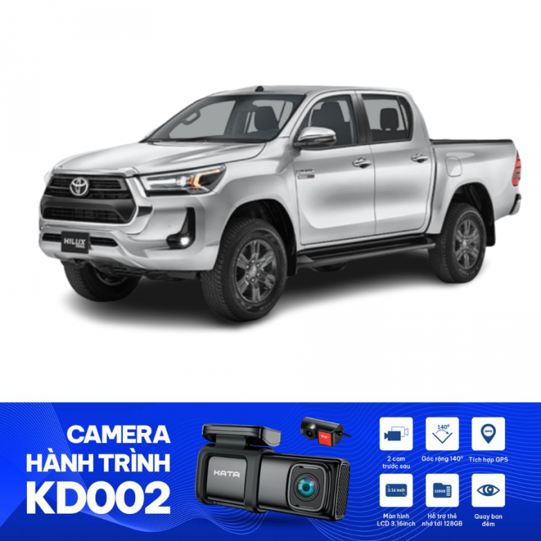 Xe Toyota Hilux 2023 Nên Lắp Camera Hành Trình Nào Tốt